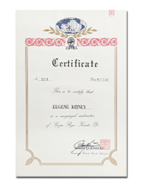 Instructor's Certificate (IKGA)